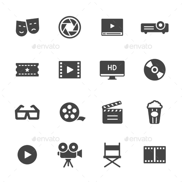 Cinema Icons - Media Icons