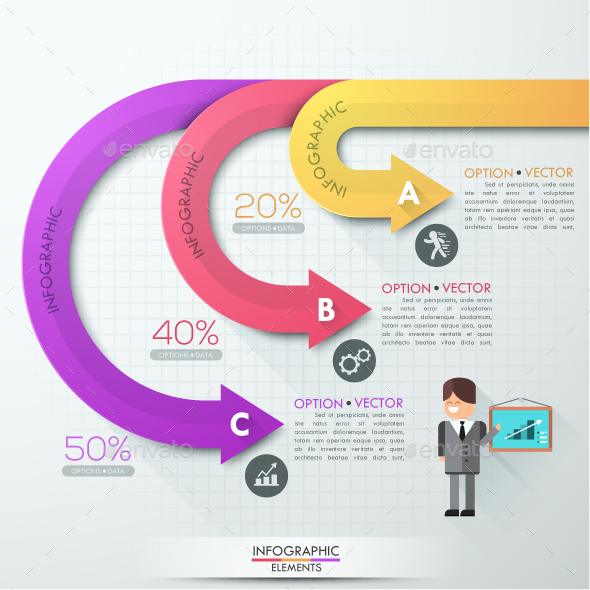 Modern Infographics Paper Template - Infographics