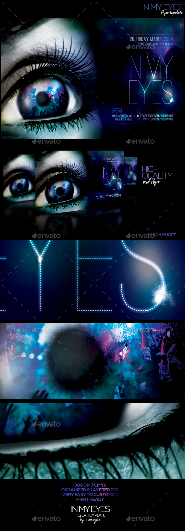 In My Eyes Flyer Template - Flyers Print Templates