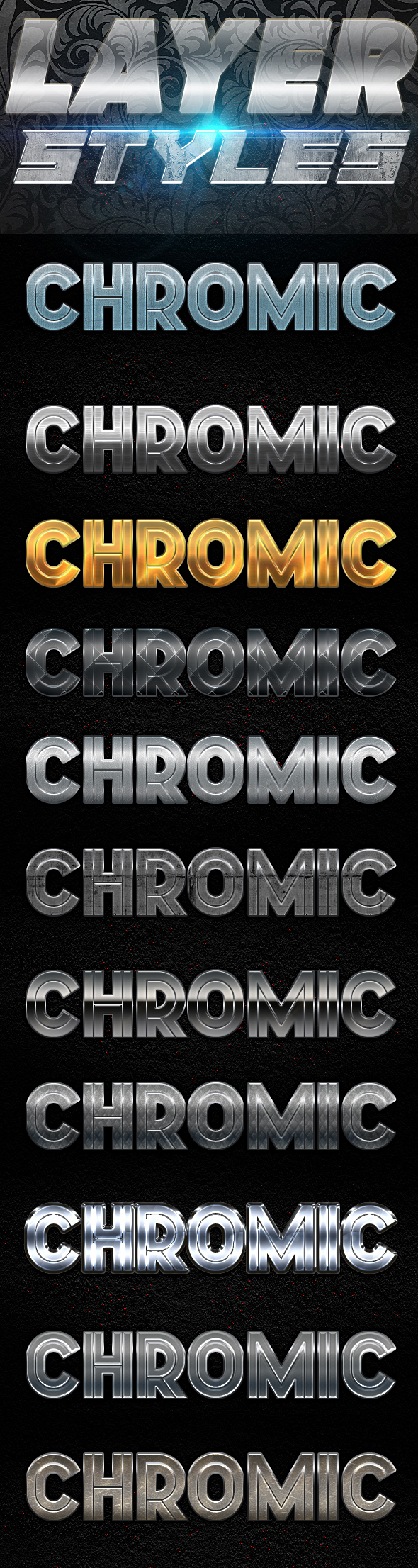 Metal Styles - Styles Photoshop