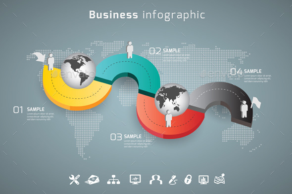 Modern Business Infographic