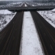 Road Junction In Winter - VideoHive Item for Sale