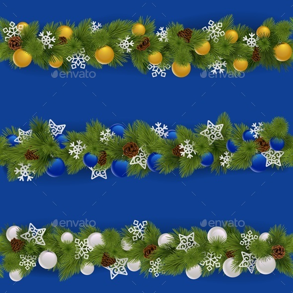 Christmas Borders Set 2 - Christmas Seasons/Holidays