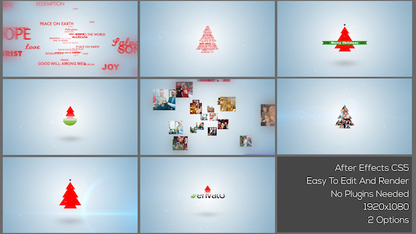 TypoVideo Christmas Logo - VideoHive 13885736