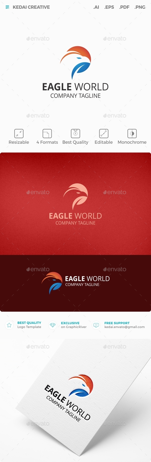 Eagle World - Animals Logo Templates