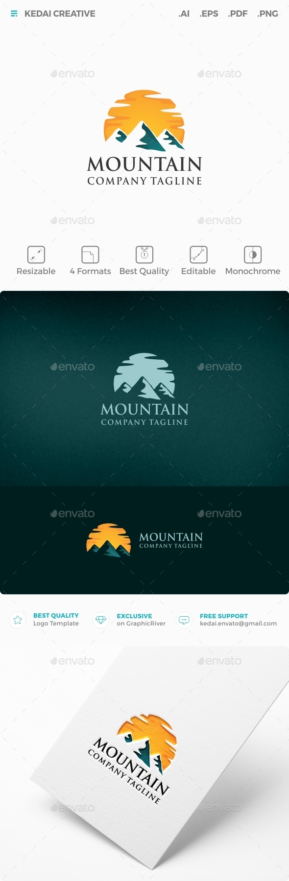 Mountain - Nature Logo Templates
