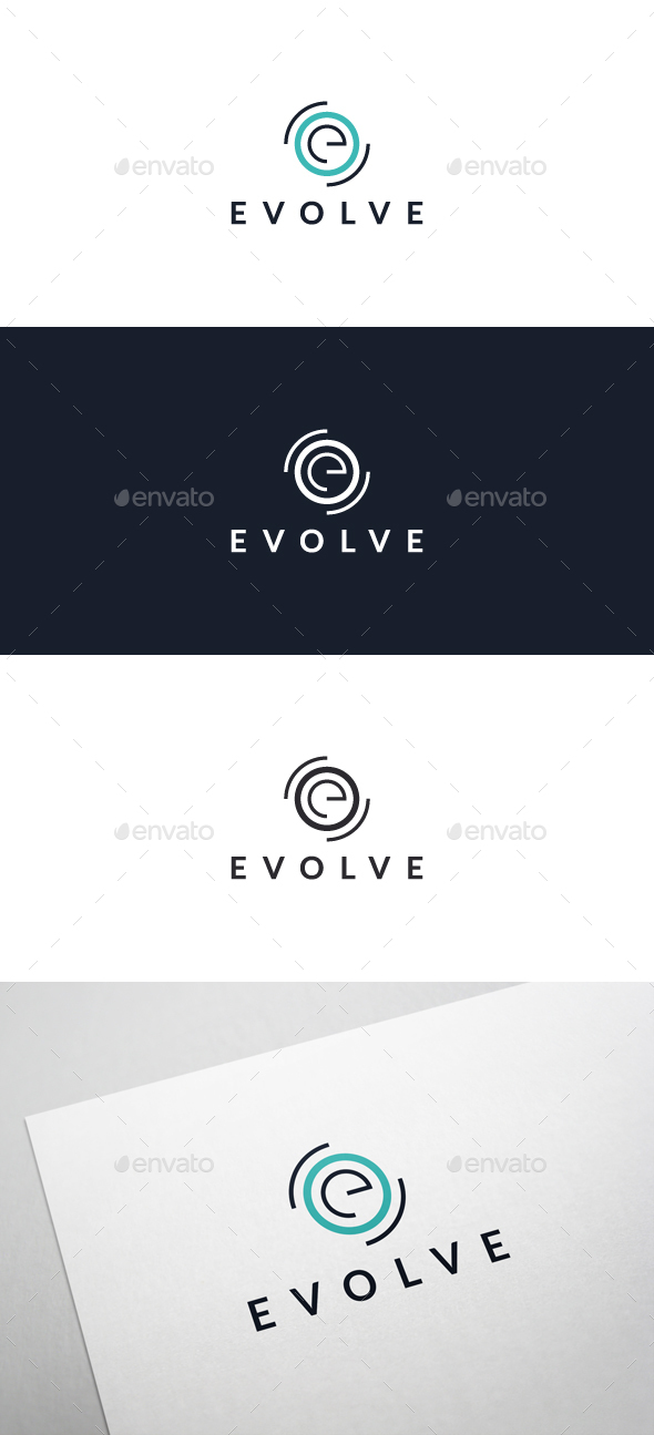 Evolve - Logo Template - Letters Logo Templates