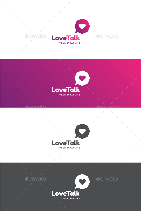 Love Talk Logo - Symbols Logo Templates