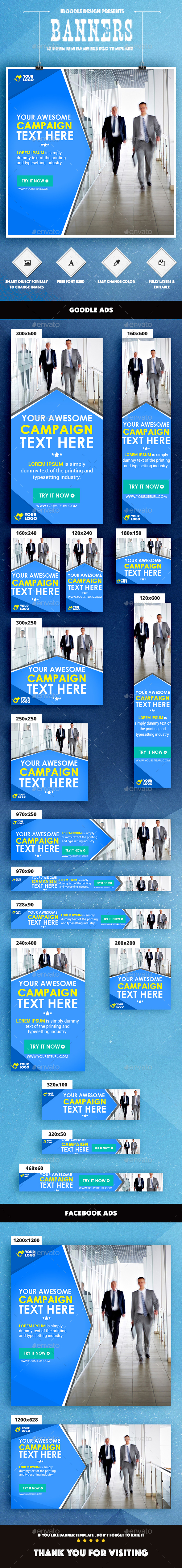Multipurpose Banners Ad - Banners & Ads Web Elements