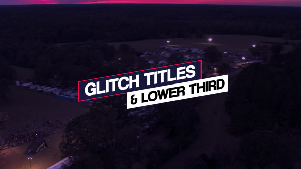 Glitch TitlesLower Third - VideoHive 13620753