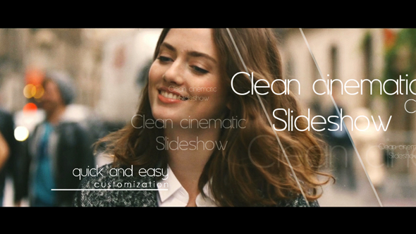 Clean Cinematic Slideshow