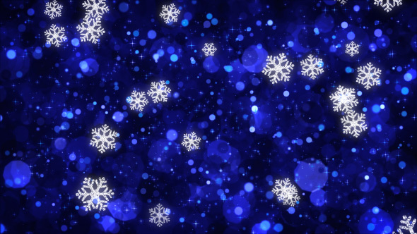 Blue Snowflakes, Motion Graphics | VideoHive