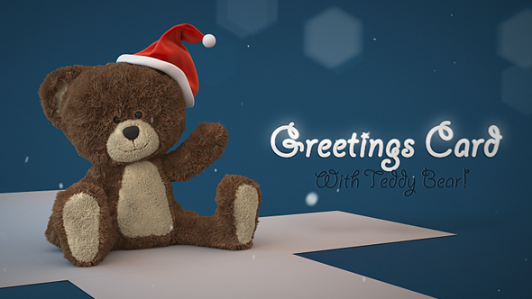 Christmas Teddy Bear Greetings