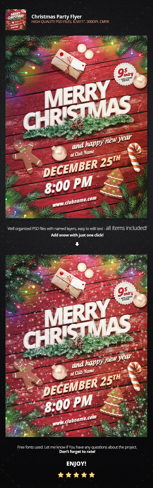 Christmas Party Flyer - Holidays Events