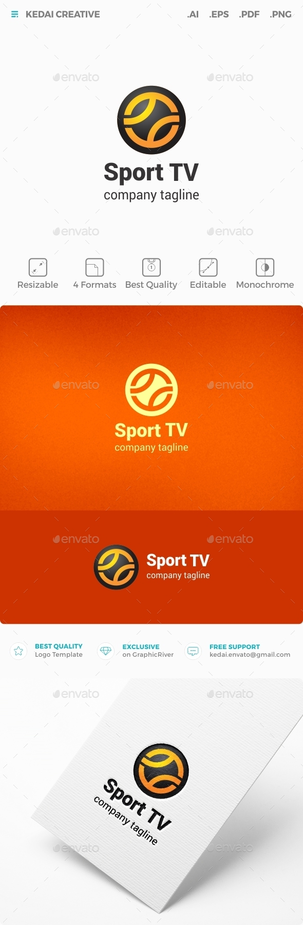 Sport TV - Symbols Logo Templates
