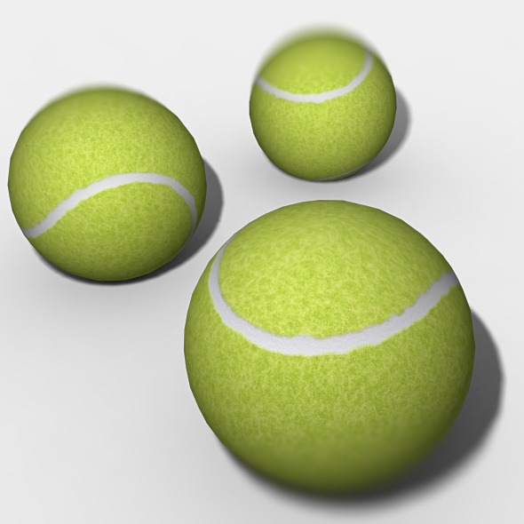 Tennis Ball 3d - 3Docean 13897656
