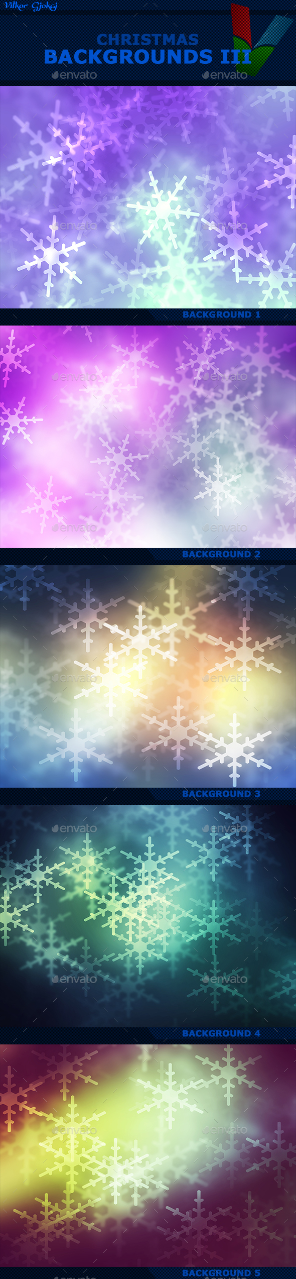 Christmas Backgrounds III - Abstract Backgrounds