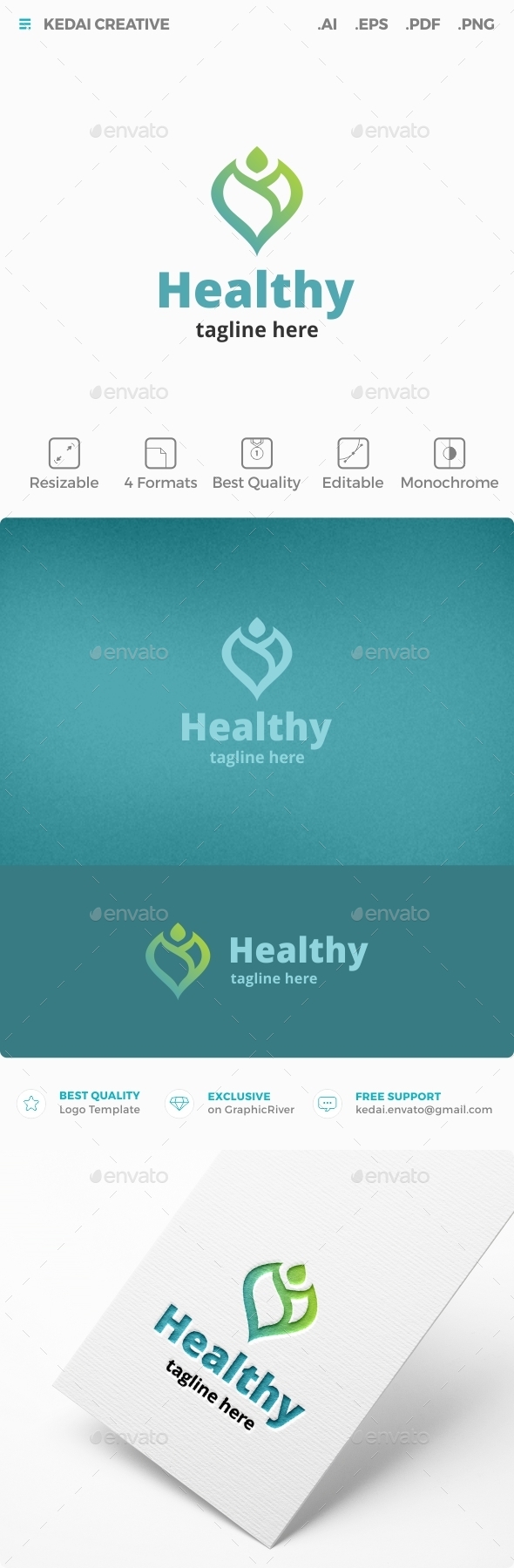 Healthy - Humans Logo Templates