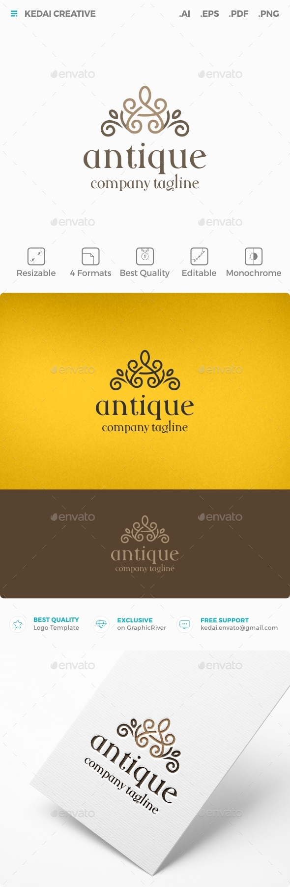 Antique - Crests Logo Templates