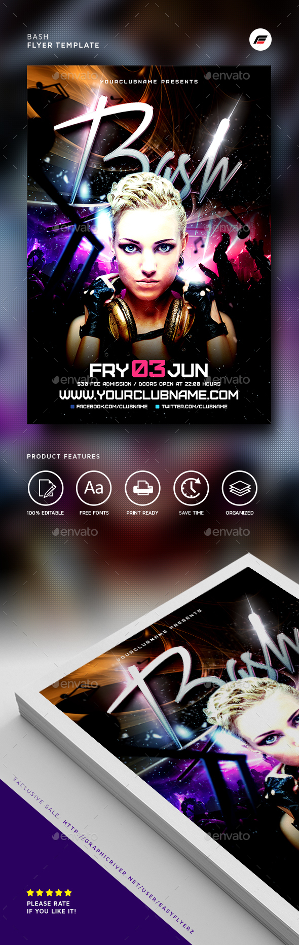 Bash Flyer Template - Events Flyers