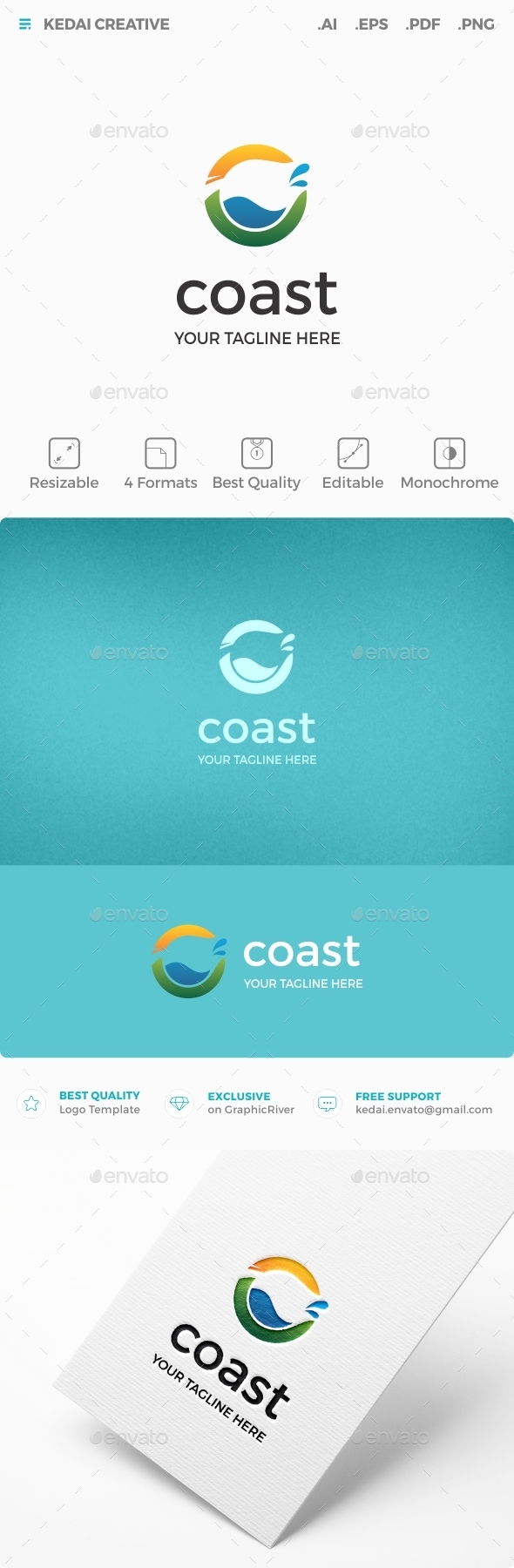 Coast - Nature Logo Templates