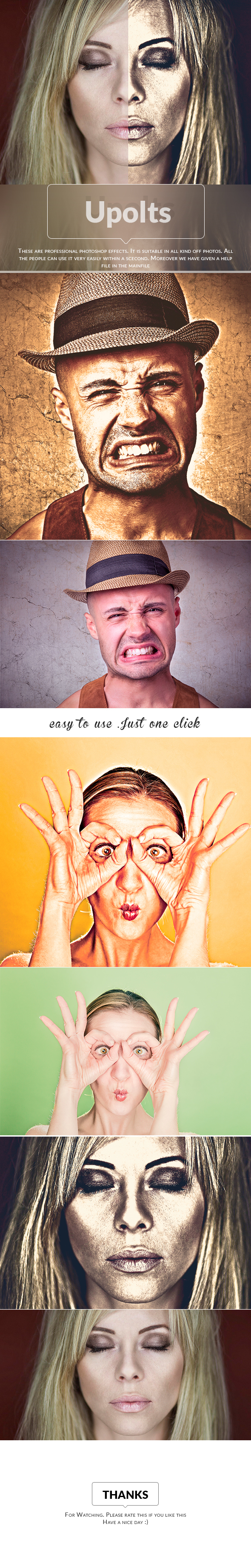 Upolts - Photo Effects Actions