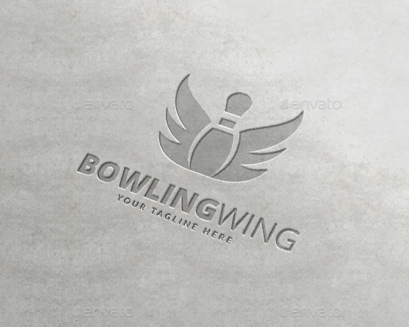Bowling Wing Logo by maraz2013 | GraphicRiver