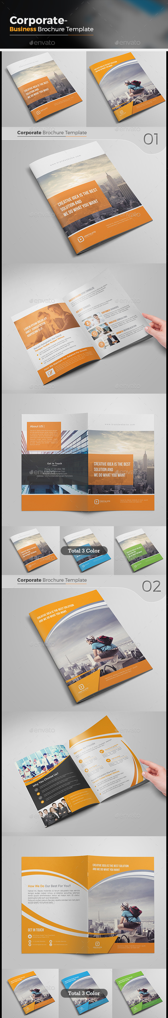 Bi Fold Brochure Bundle - Corporate Brochures