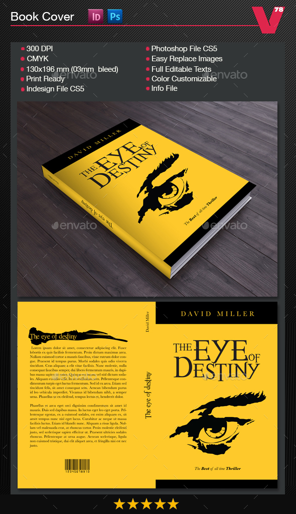 Book Cover - Miscellaneous Print Templates
