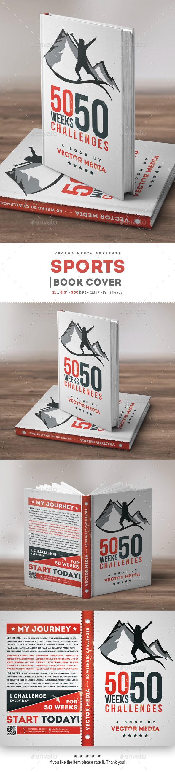 Sports - Book Cover by VectorMedia | GraphicRiver