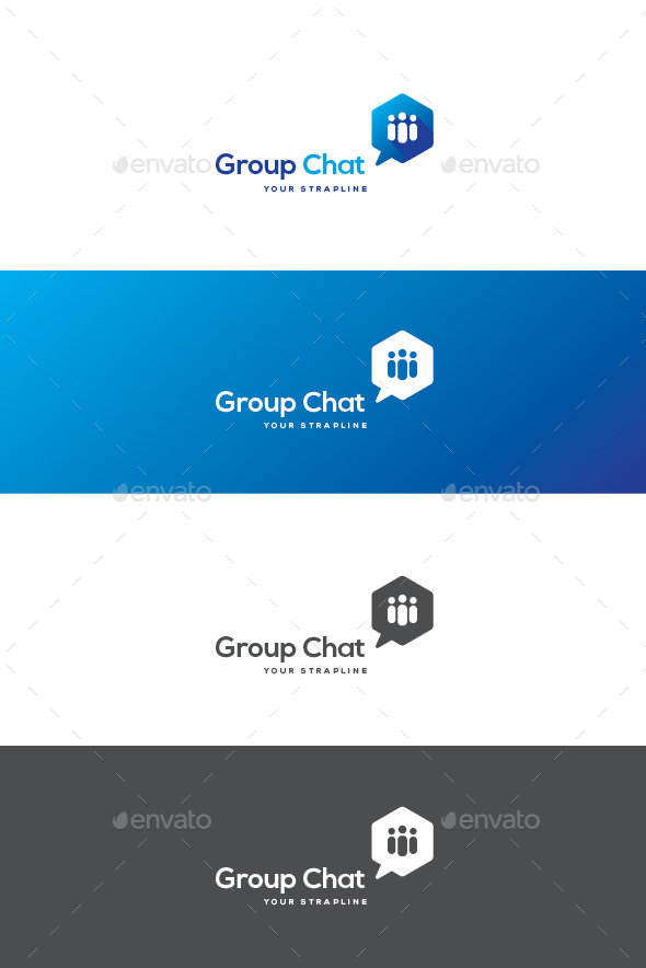 Group Chat Logo - Humans Logo Templates