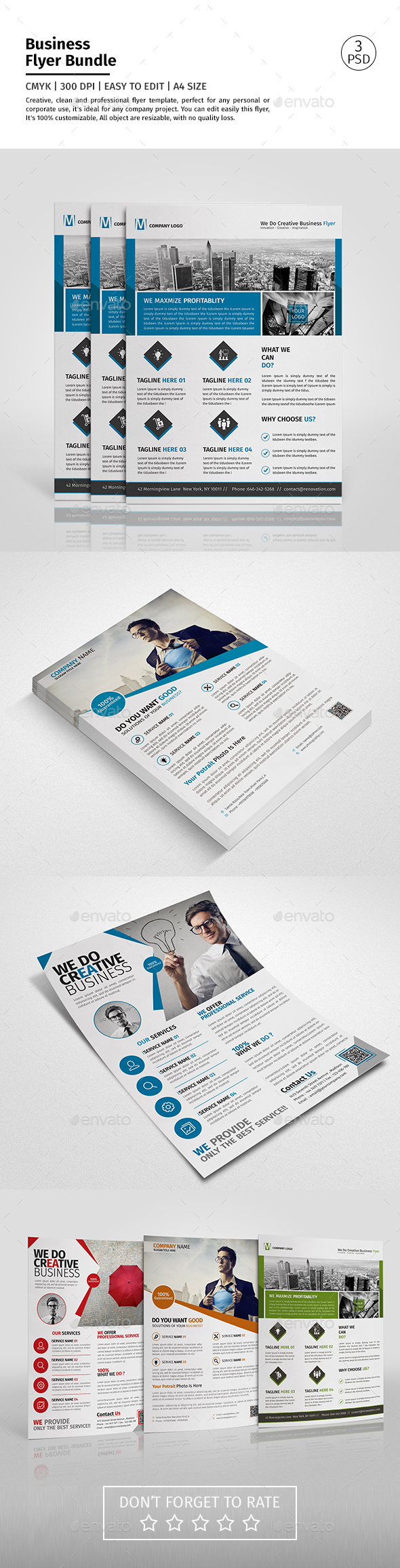 Corporate Flyer Bundle 01 - Corporate Flyers