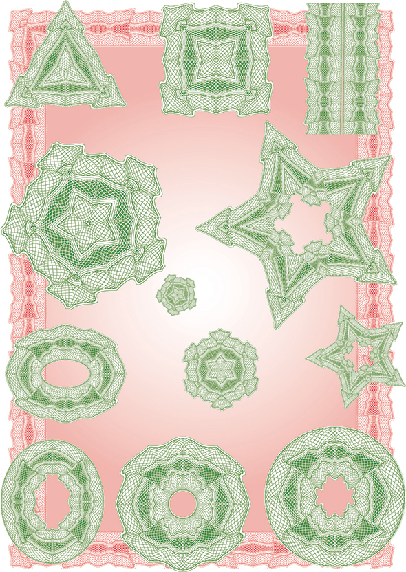 Brush for Guilloche Border Made Easy - Artistic Brushes