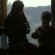 Children Sitting On The Windowsill - VideoHive Item for Sale