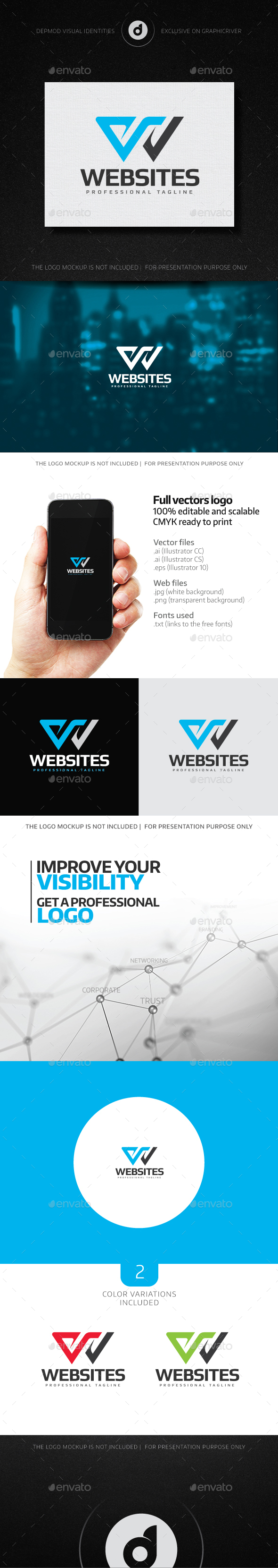 Websites Logo - Letters Logo Templates
