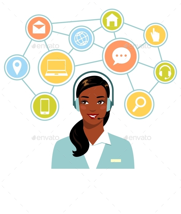 Call Center Operator - People Characters