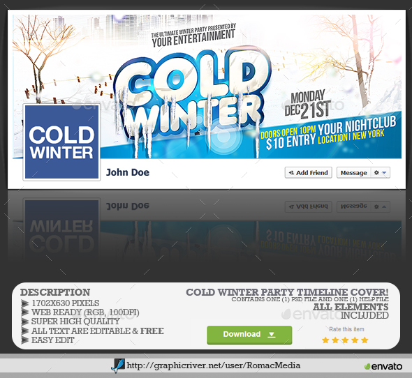 Cold Winter Facebook Timeline Cover - Facebook Timeline Covers Social Media