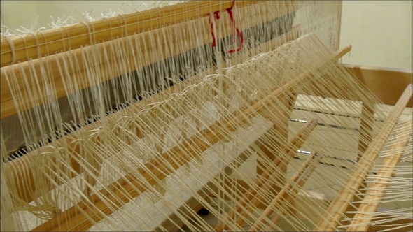 White Threads Used to the Old Sewing Tool