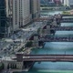 Downtown Chicago River Boat and Traffic Day  - VideoHive Item for Sale