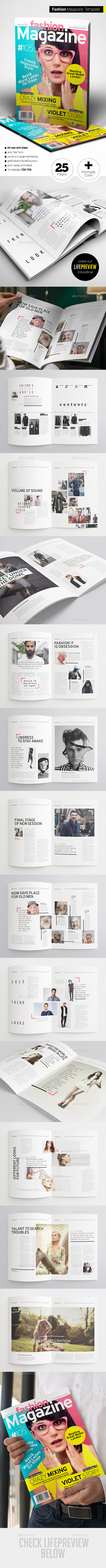 Fashion Magazine - Magazines Print Templates