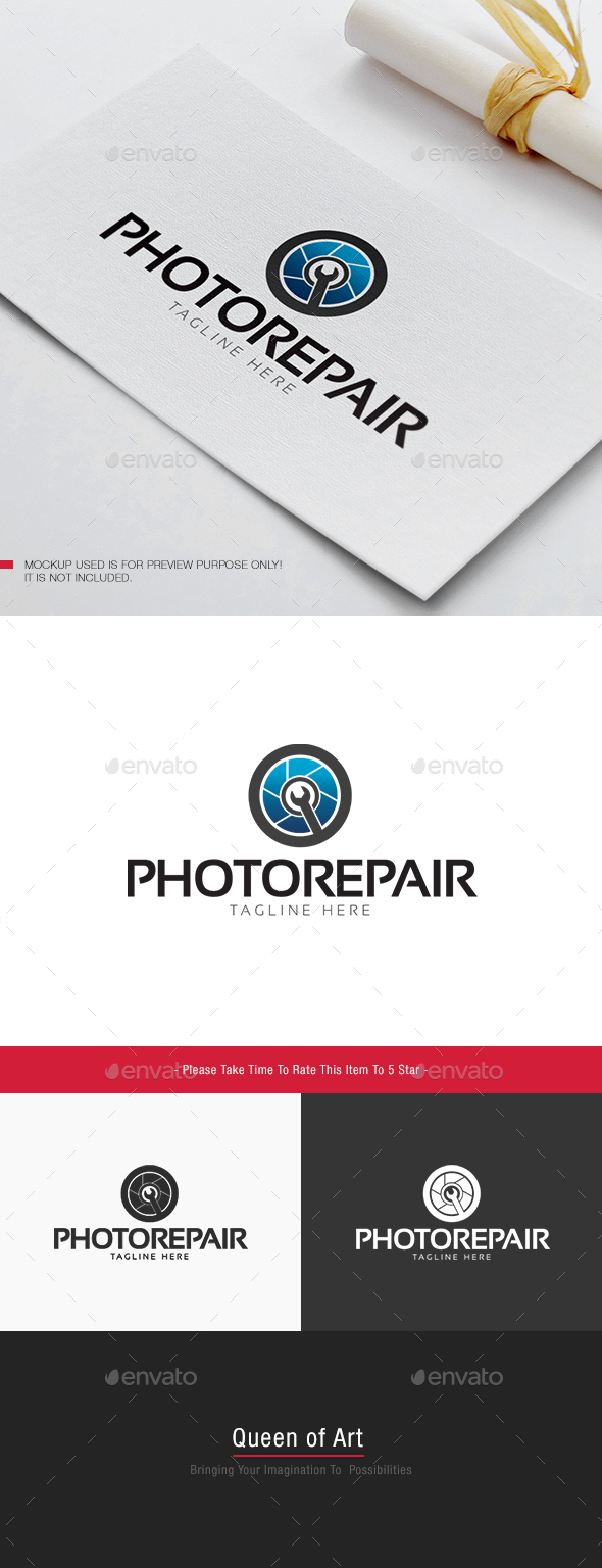 Photo Repair Logo - Objects Logo Templates