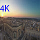 Aerial Sunset Over Buildings Aerial Sunset Over Buildings - VideoHive Item for Sale
