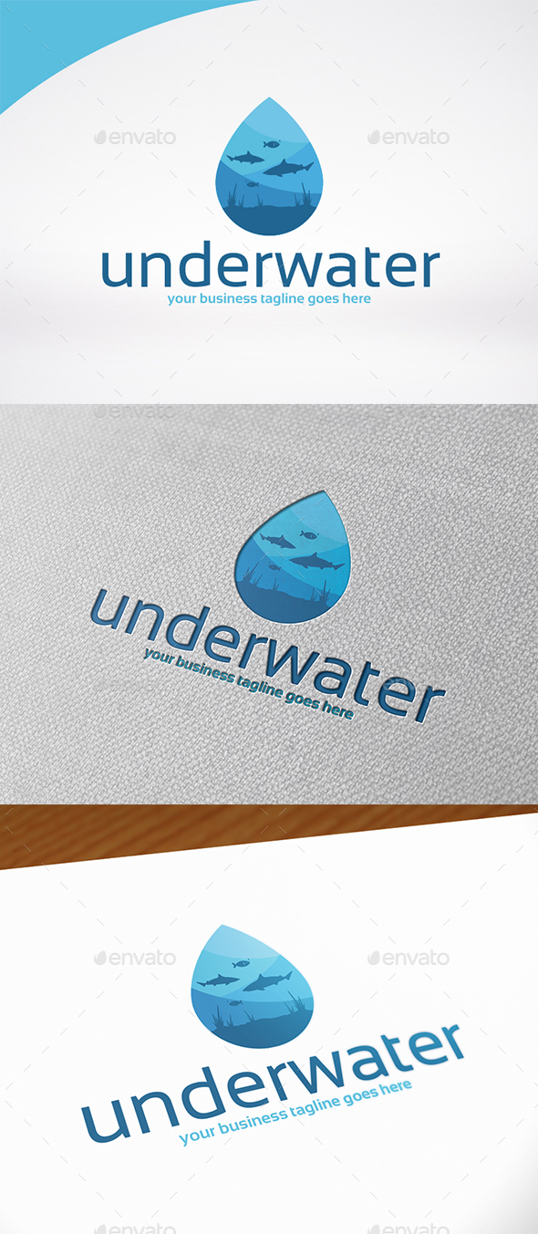 Underwater World Logo Template - Symbols Logo Templates