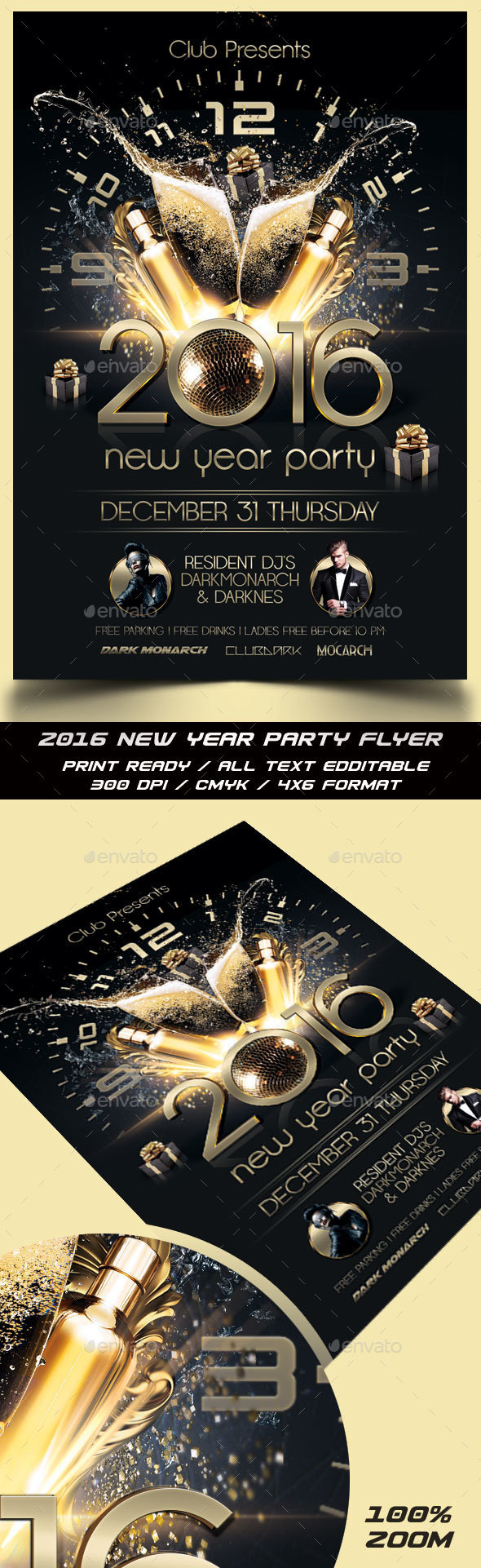 New Year Party Flyer - Holidays Events