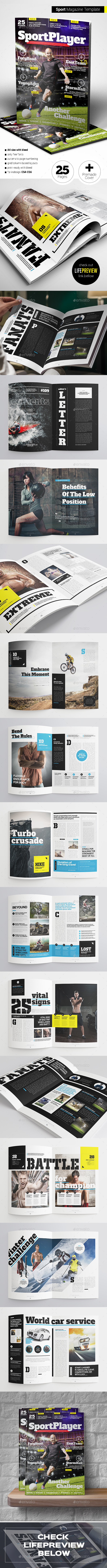 Sport Magazine - Magazines Print Templates