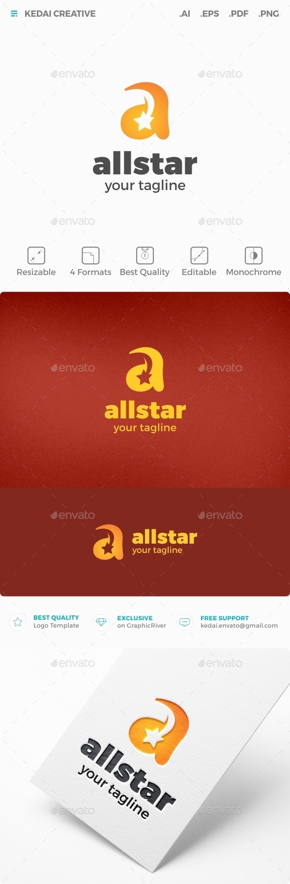 All Star - Letters Logo Templates