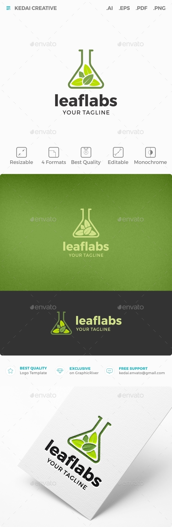 Leaf Labs - Nature Logo Templates