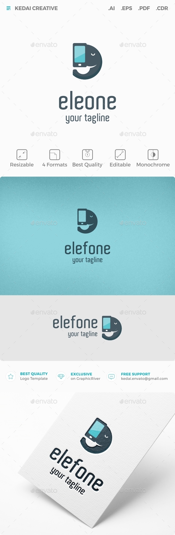 Elefone - Symbols Logo Templates