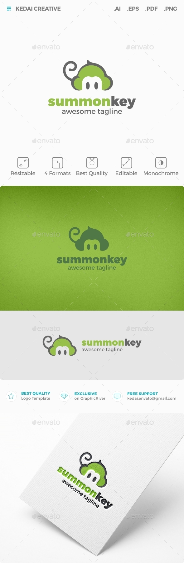 Summonkey - Animals Logo Templates