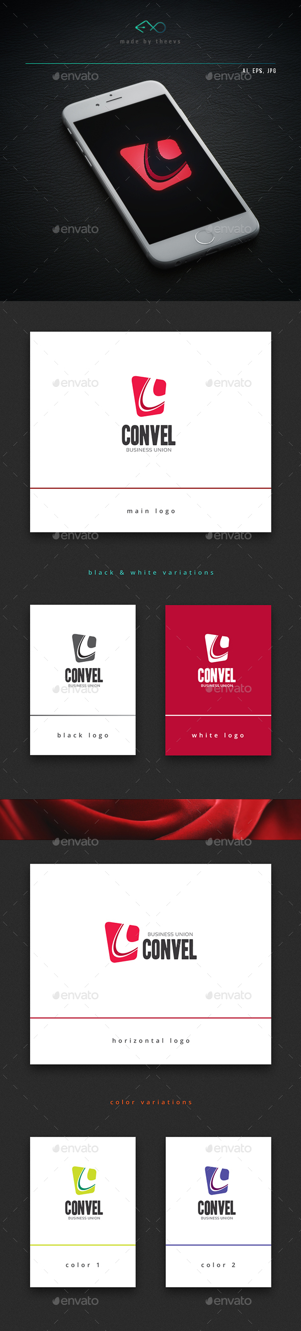 Convel - Letters Logo Templates